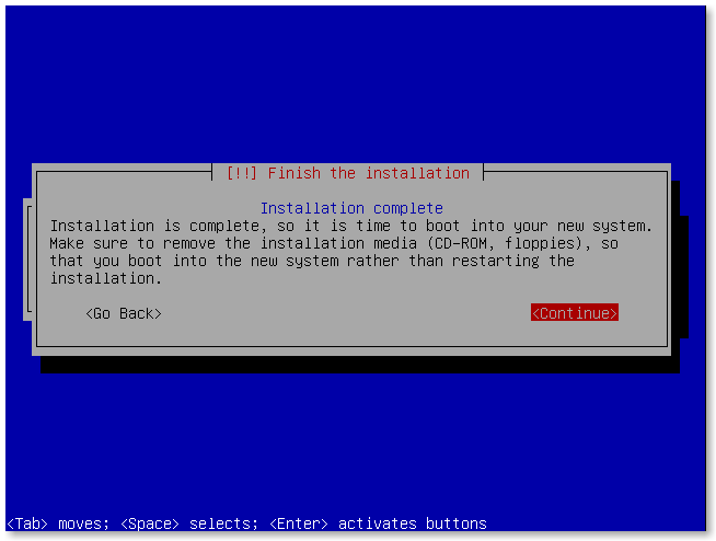 Installation Complete